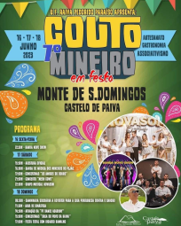 Cartaz Couto Mineiro Em Festa 2023 - Monte de São Domingos