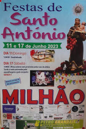 Cartaz Festas de Santo António 2023 - Milhão
