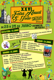 Cartaz XXVI Feria Anual São João 2023 - Sarzedo