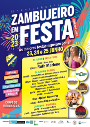 Cartaz Zambujeiro em Festa 2023 - Cascais