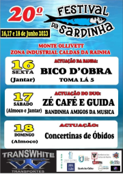 Cartaz Festival da Sardinha 2023 - Monte Olivett