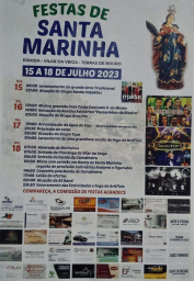Cartaz Festas de Santa Marinha 2023 - Vilar da Veiga