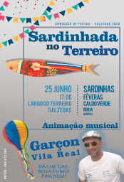 Cartaz Sardinhada no Terreiro 2023 - Tarouca