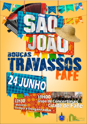 Cartaz Festa de São João 2023 - Travassós