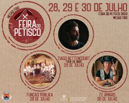 Cartaz Feira do Petisco 2023 - Mesão Frio