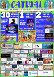 Cartaz Festa em Honra de São José e Nossa Senhora da Nazaré 2023 - Catujal