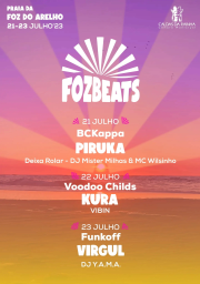 Cartaz Fozbeats 2023 - Foz do Arelho