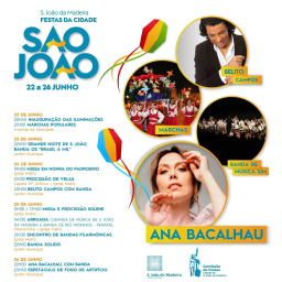 Cartaz Festa de São João da Madeira 2023 - Aveiro