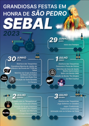 Cartaz Festas de S.Pedro 2023 - Sebal