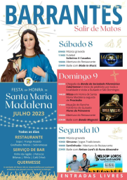 Cartaz Festa de Barrantes 2023 - Salir de Matos