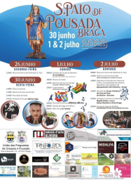 Cartaz Festa em Honra de São Paio 2023 - Pousada