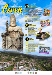 Cartaz Festa da Vila 2023 - Cerva