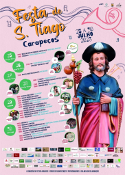 Cartaz Festa de São Tiago 2023 - Capareços