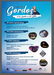 Cartaz Festa de São Pedro 2023 - Gordos