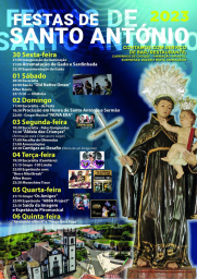 Cartaz Festas de Santo António 2023 - Ponta Delgada