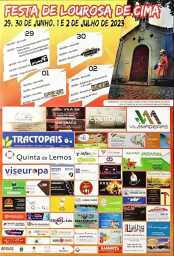 Cartaz Festa de Lourosa de Cima 2023 - Viseu