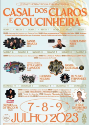 Cartaz Festas em Honra de Nossa Senhora de Fátima 2023 - Casal dos Claros