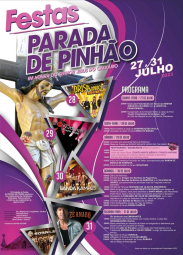 Cartaz Festas em Honra do Senhora Jesus do Calvário 2023 - Parada de Pinhão