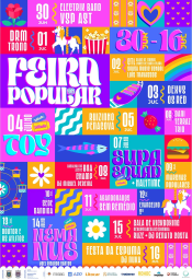 Cartaz Feira Popular 2023 - Coimbra