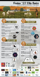 Cartaz Festas de Vila Boim 2023 - Elvas