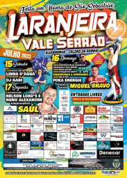 Cartaz Festa em Honra de São Sebastião 2023 - Laranjeira