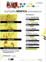 Cartaz Festival Popular 2023 - Benfica