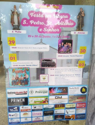 Cartaz Festa em Honra de São Pedro 2023 - Canedo
