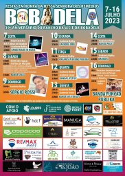 Cartaz Festa em Honra de Nossa Senhora dos Remédio 2023 - Bobadela