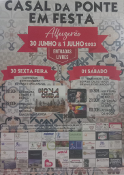 Cartaz Festa do Casa da Ponte 2023 - Alfeizerão