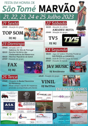 Cartaz Festa em Honra de São Tomé 2023 - Marvão