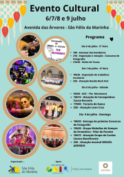 Cartaz Evento Cultural 2023 - São Felix da Marinha
