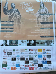 Cartaz Festa em Honra de São Tiago 2023 - Póvoa de Lanhoso