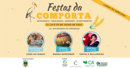 Cartaz Festas da Comporta 2023 - Alcácer do Sal