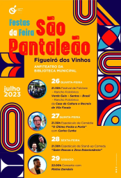 Cartaz Festas da Feira São Pantaleão 2023 - Figueiró dos Vinhos