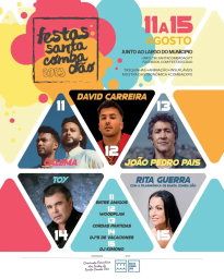Cartaz Festas de Santa Comba Dão 2023 - Viseu
