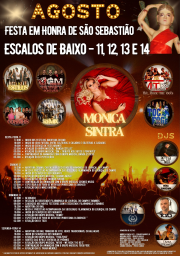 Cartaz Festas De São Sebastião 2023 -Escalos De Baixo
