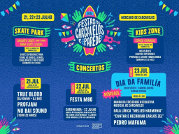 Cartaz Festas de Carcavelos e Parede 2023 - Cascais
