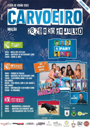 Cartaz Festa Verão Carvoeiro 2023 - Mação