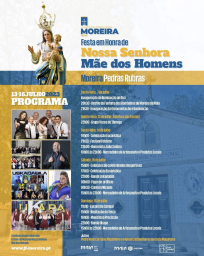 Cartaz Festa em honra de Nossa Senhora Mão dos Homens 2023 - Moreira