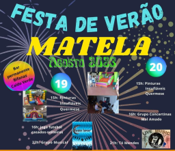 Cartaz Festa de Verão 2023 - Matela