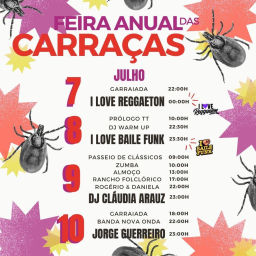 Cartaz Feira Anual das Carraças 2023 - Almargem do Bispo