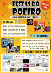 Cartaz Festas do Poeiro 2023 - Lajeosa