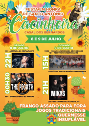 Cartaz Festa em Honra de Santo António 2023 - Cacinheira