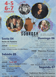 Cartaz Festas em Honra de São Sebastião 2023 - Sabrosa