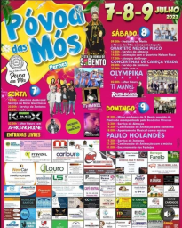Cartaz Festas da Póvoa de Mós 2023 - Pernes