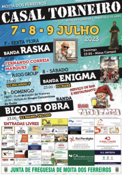 Cartaz Festa em Honra de São Francisco de Assis 2023 - Casal Torneiro