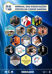 Cartaz Festas da Cidade 2023 - Gandra