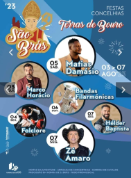 Cartaz Festas de São Brás 2023 - Terras de Bouro