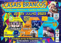 Cartaz Festa em Honra de Santo António 2023 - Casais Brancos