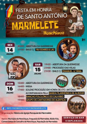 Cartaz Festa em Honra de Santo António 2023 - Marmelete